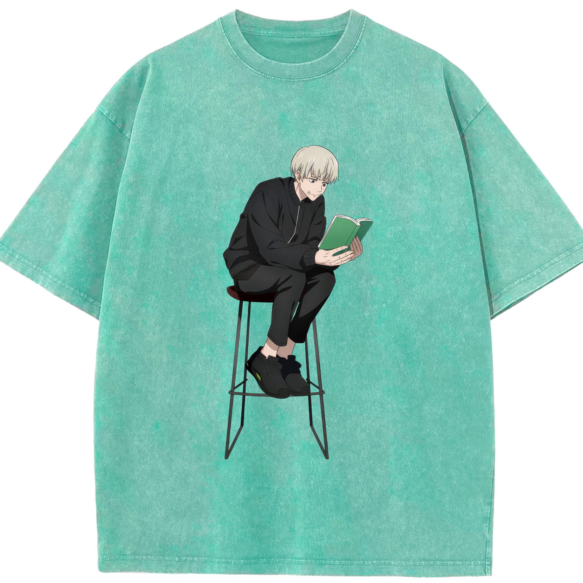 （画像用） 呪術廻戦 Jujutsu Kaisen 綿100% ヴィンテージ風 半袖Tシャツ（フロントプリント）